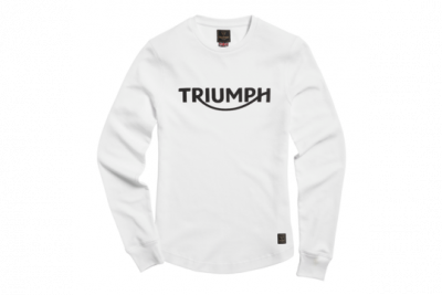 LADIES STOLL L/S WAFFLE WHITE / MTLS22102